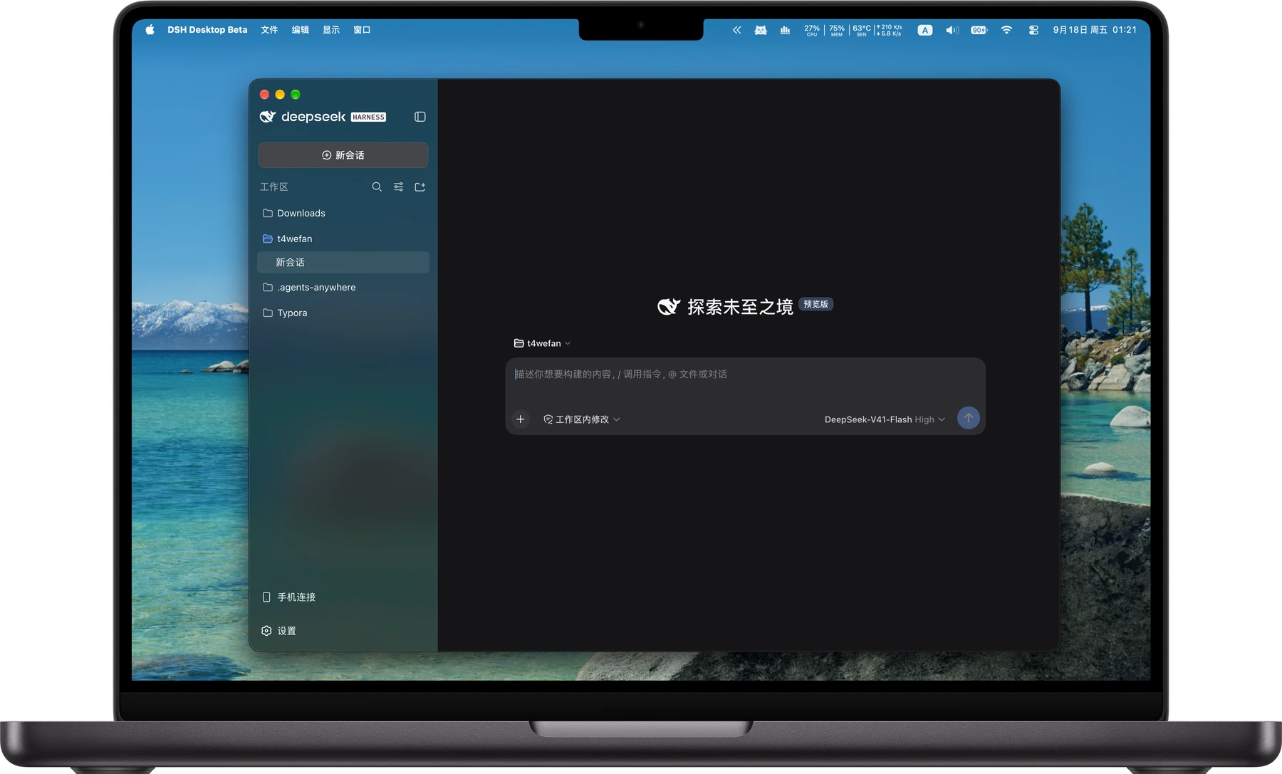 DSH Desktop 桌面界面